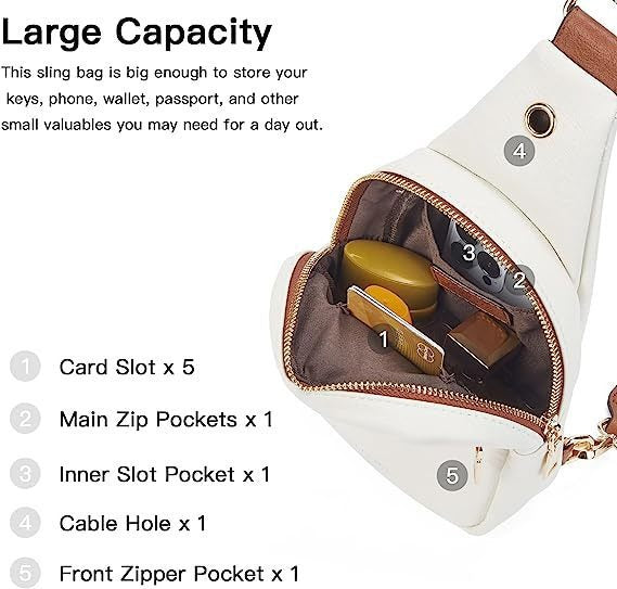New outdoor portable women's small shoulder bag leather crossbody bag waist bag women's pu chest bag