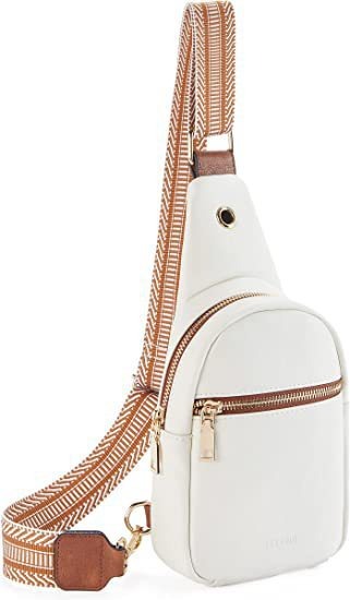 New outdoor portable women's small shoulder bag leather crossbody bag waist bag women's pu chest bag