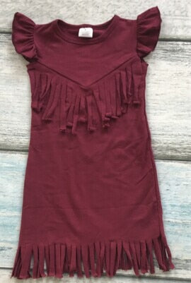 baby girls spring summer solid Tassels cotton dress boutique all-match clothing kids wear fringe multi color mint hot sale